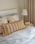 Sunday Afternoon Ruffle Lumbar Cushion Cover