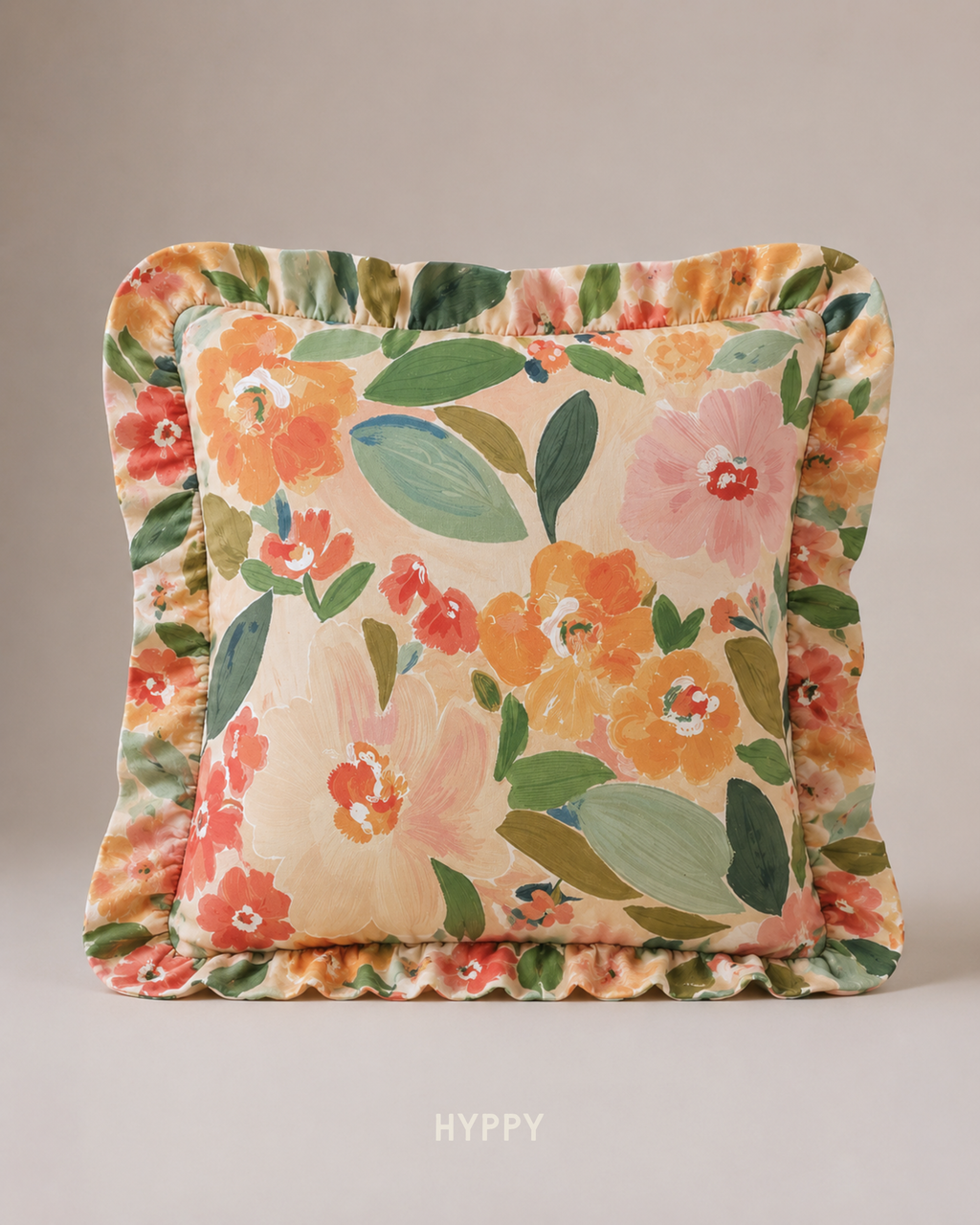 Garden Party Ruffle Cushion Cover