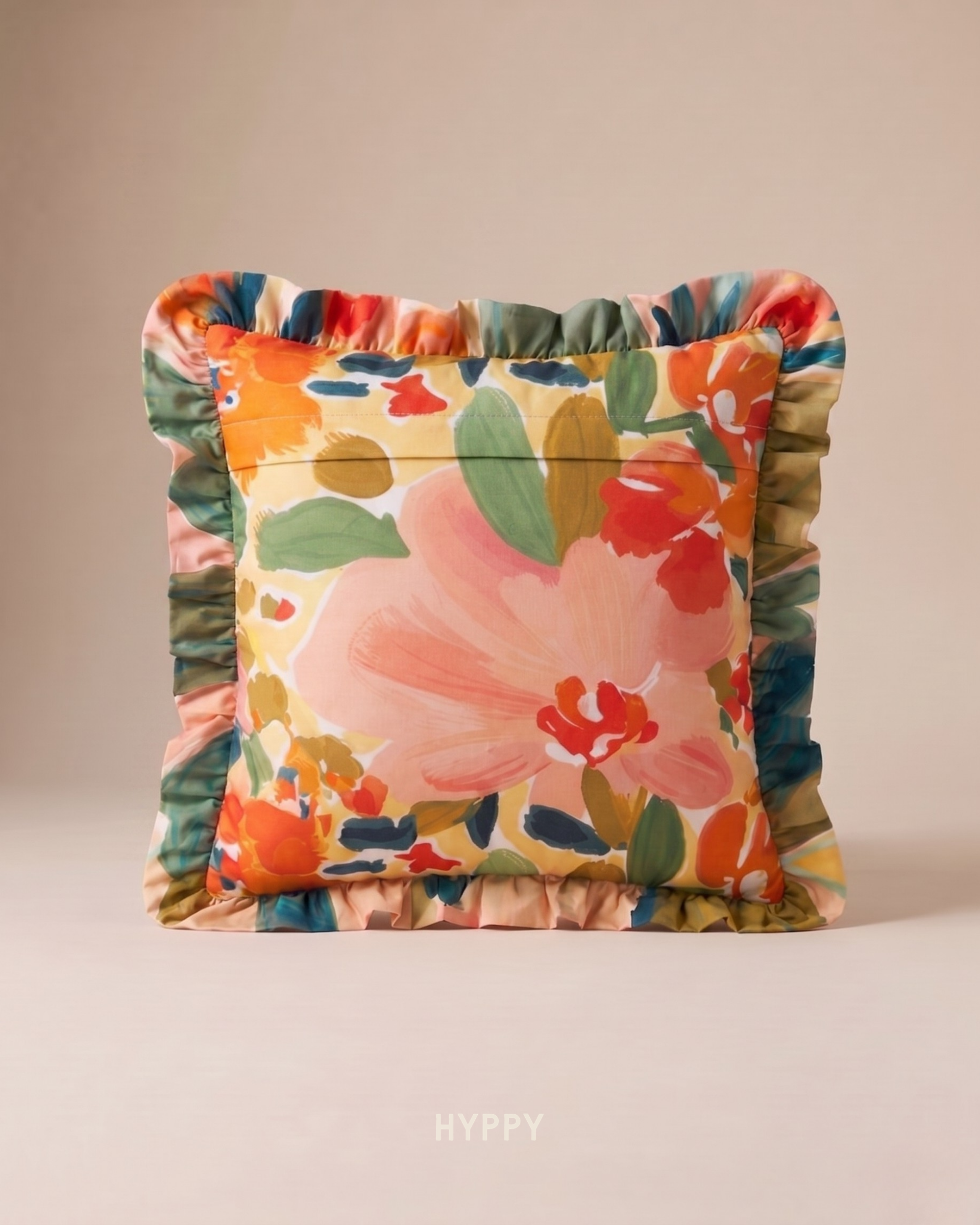 Garden Party Ruffle Cushion Cover