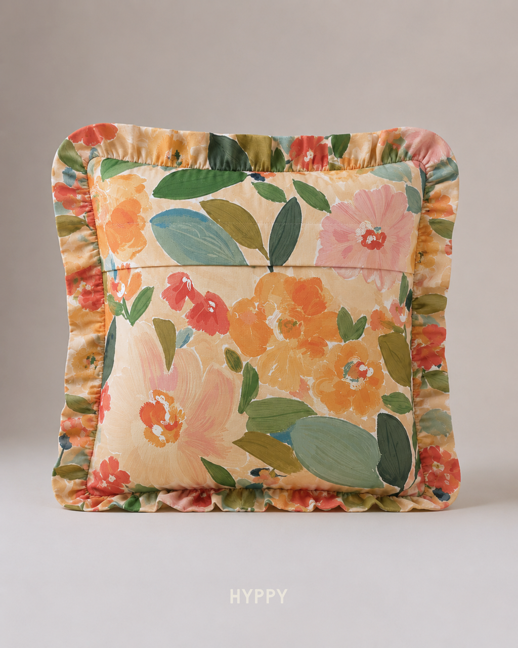 Garden Party Ruffle Cushion Cover
