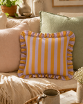 Lavender Marmalade Ruffle Cushion Cover