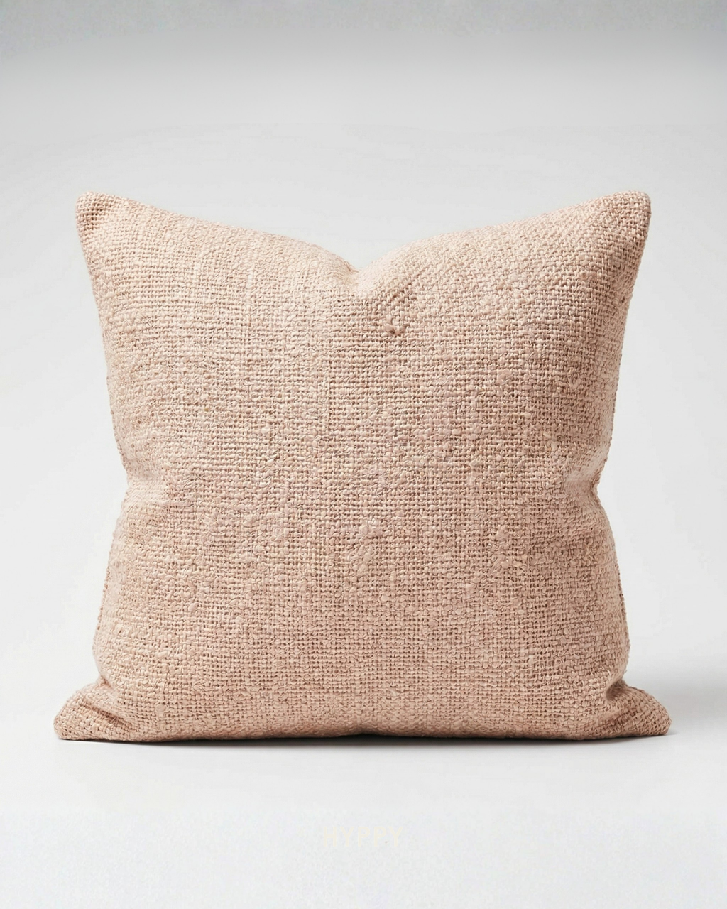 Soft Blush Textured Cushion Cover
