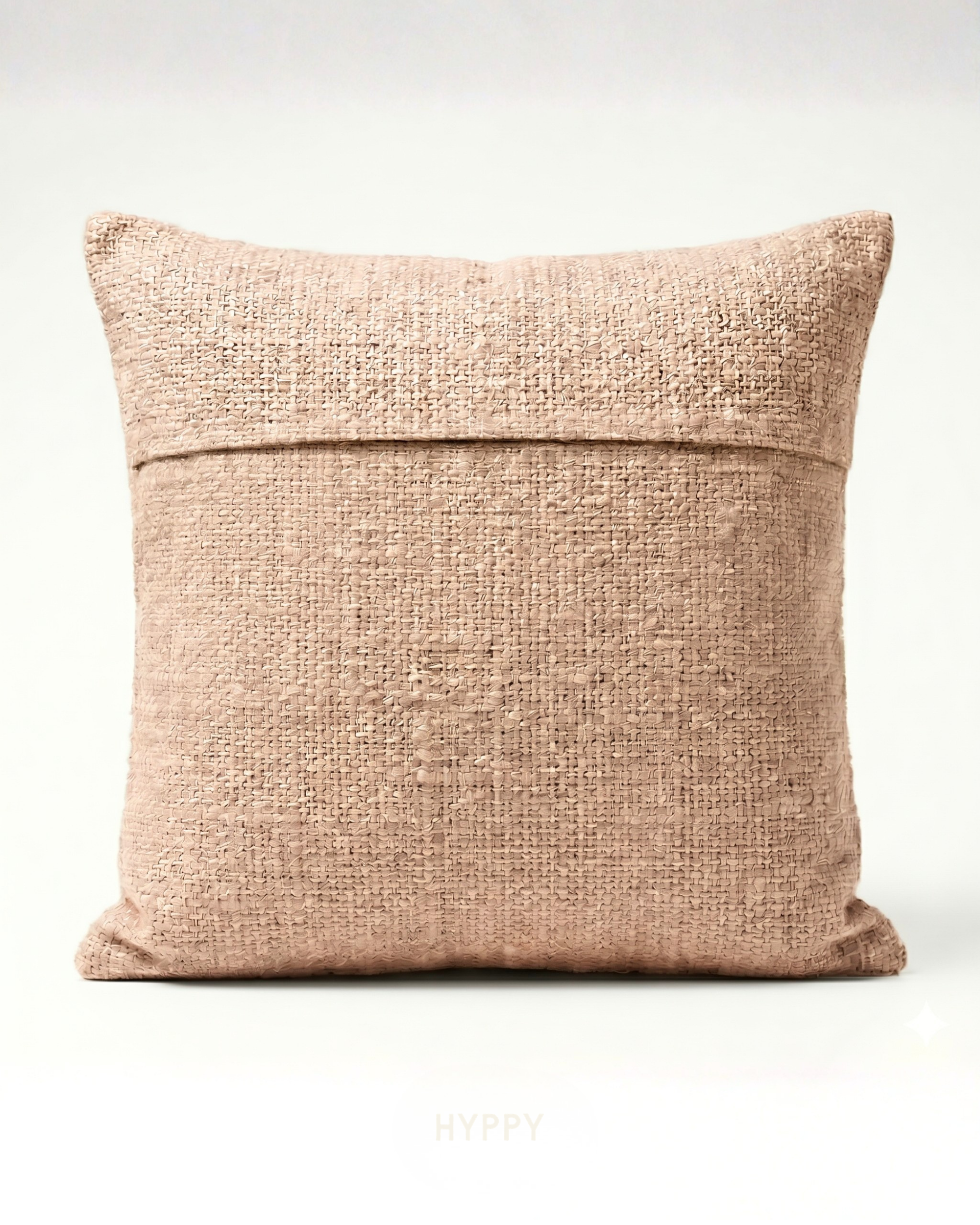 Soft Blush Textured Cushion Cover