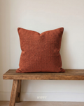 Cinnamon Textured Cushion Cover