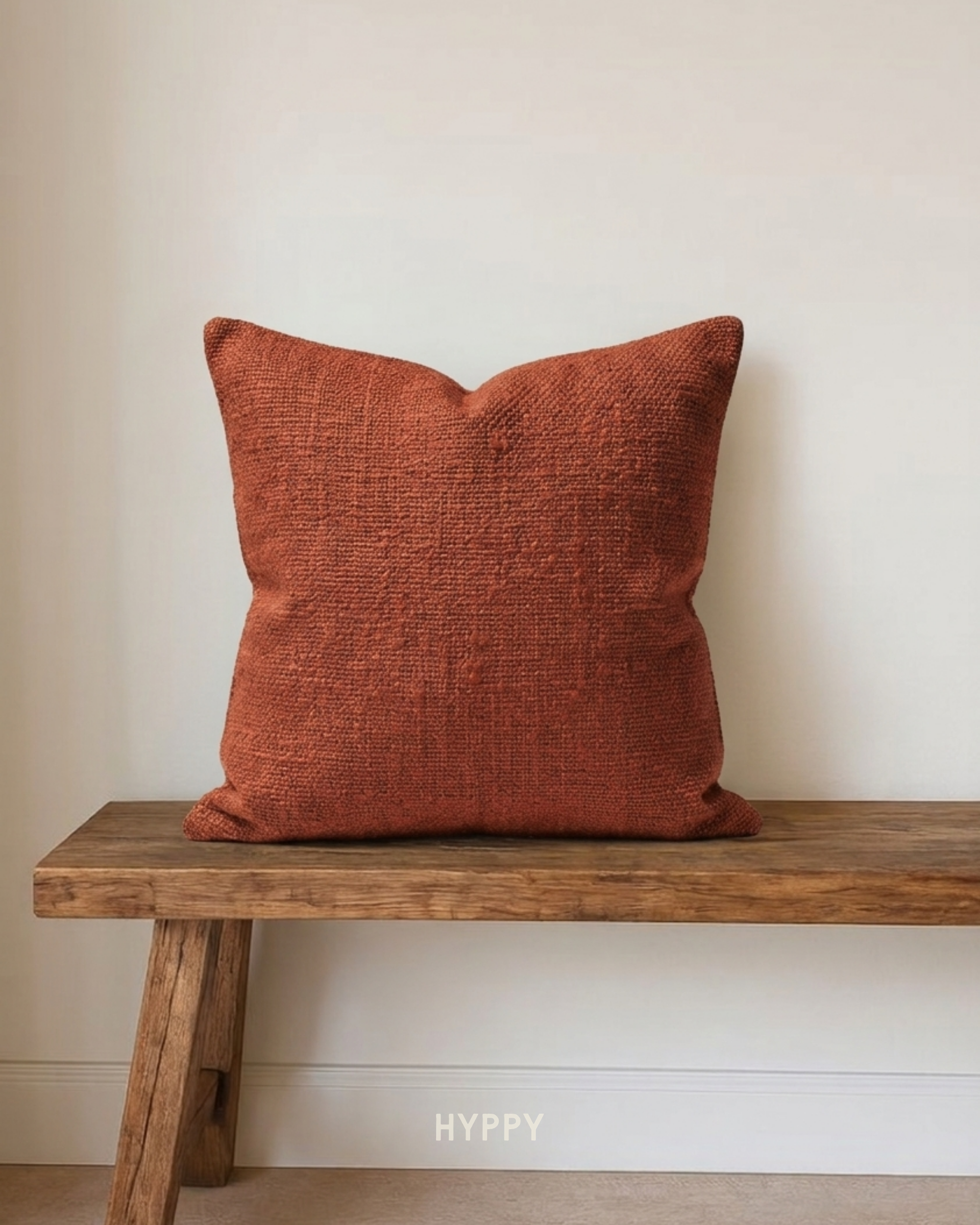 Cinnamon Textured Cushion Cover
