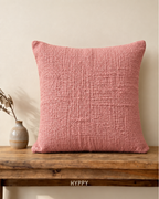 Rosewood Textured Cushion Cover
