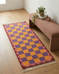 Checks Please Chenille Runner