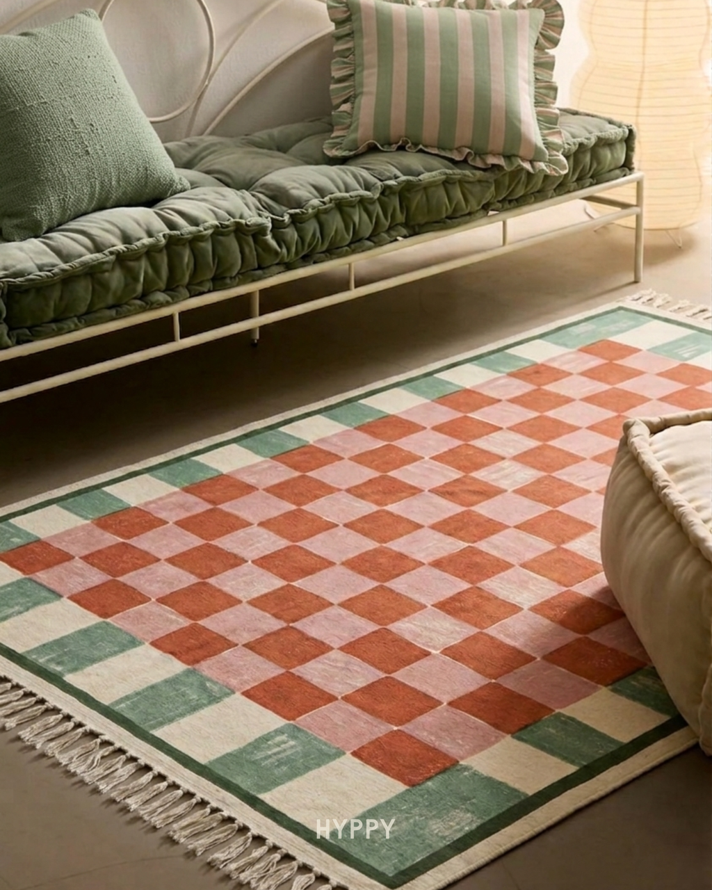 Dopamine Checks Chenille Rug