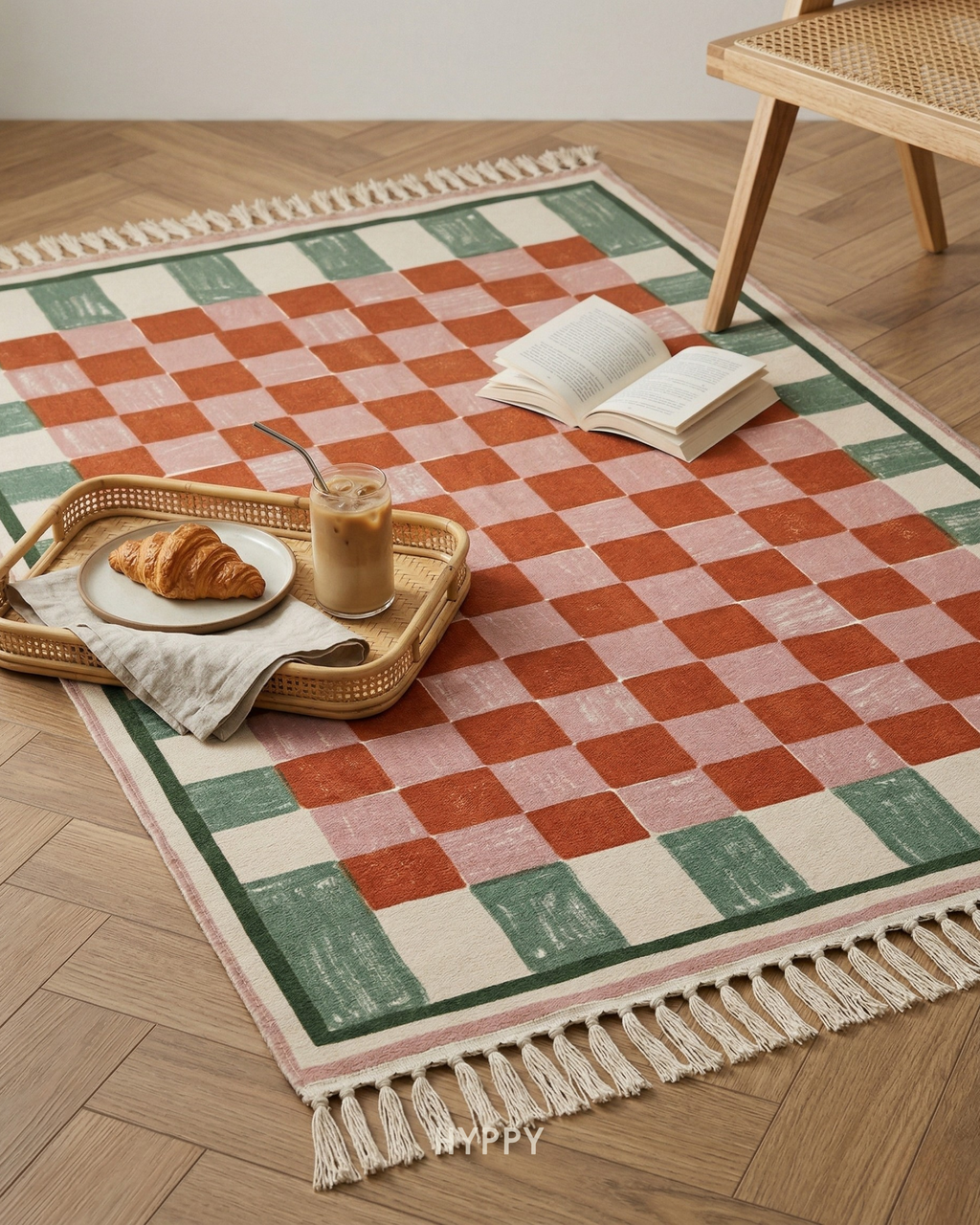 Dopamine Checks Chenille Rug