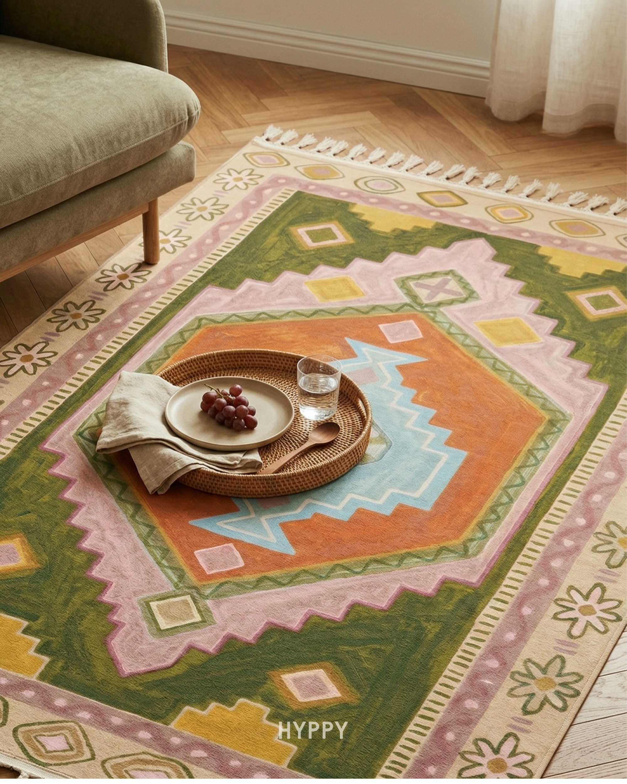Bazaar Chenille Area Rug