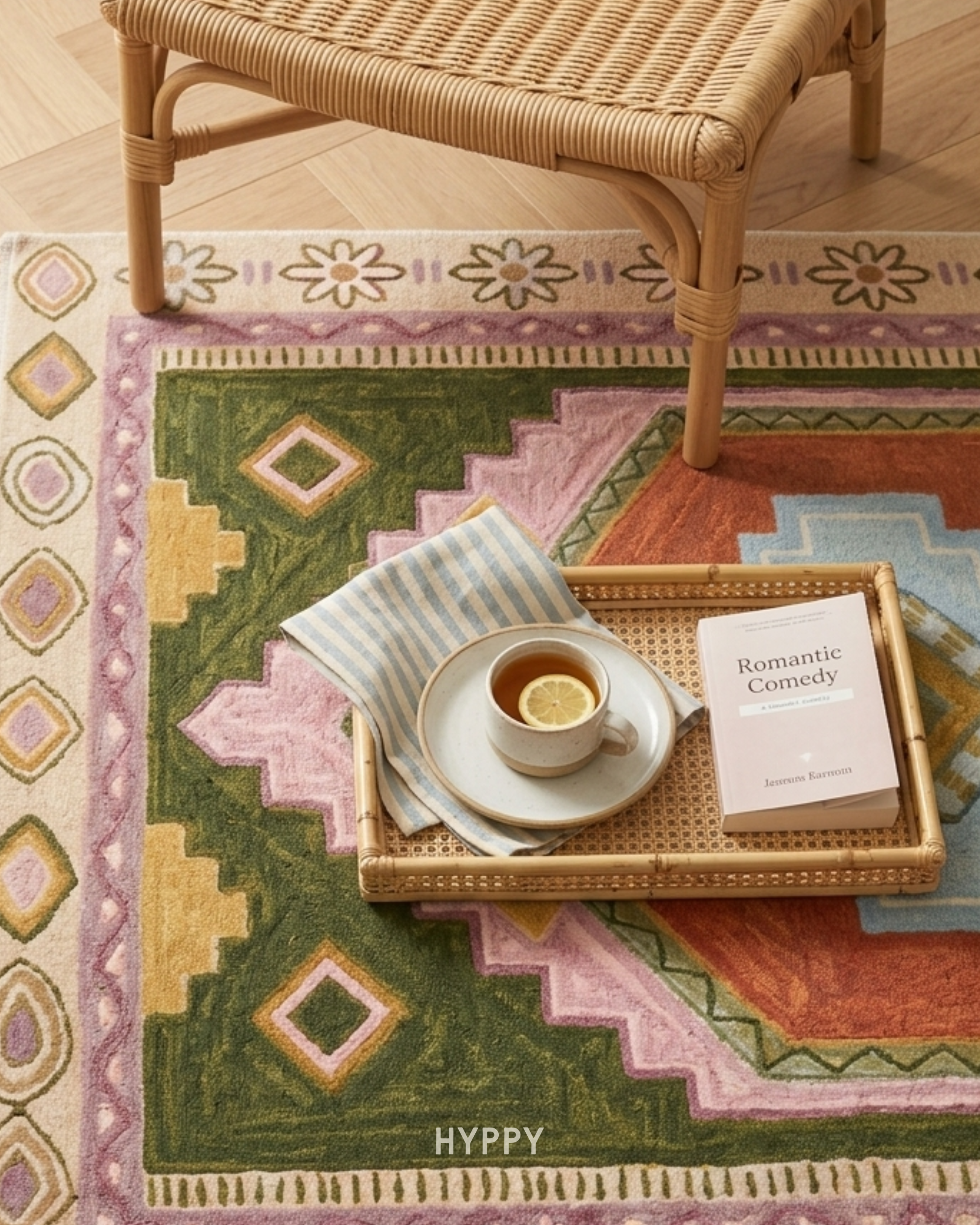 Bazaar Chenille Area Rug