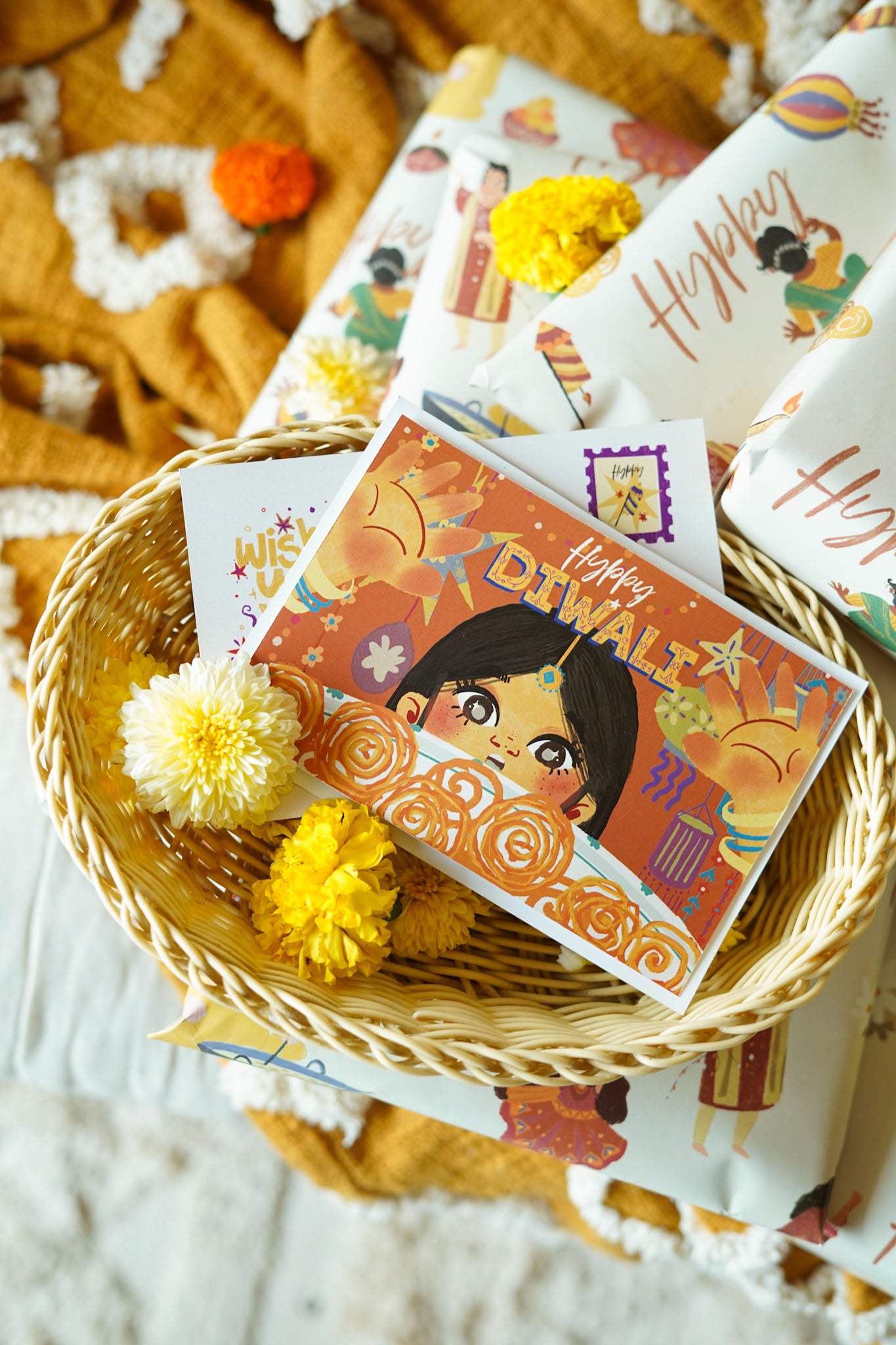 Diwali Postcards Pack of 6