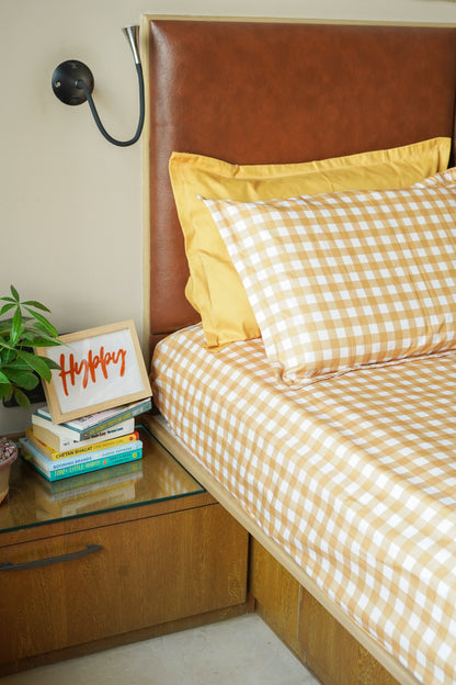 Mango Gingham Flatsheet