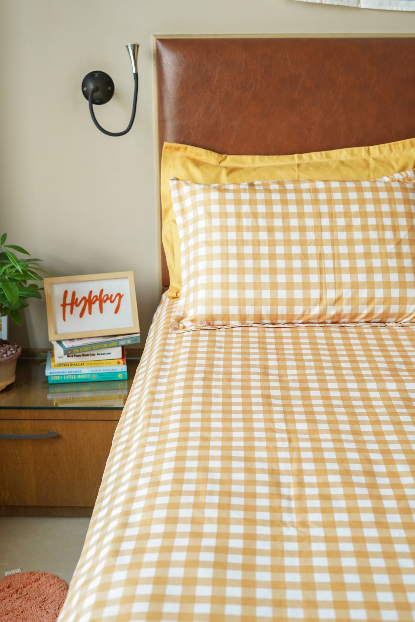 Mango Gingham Flatsheet