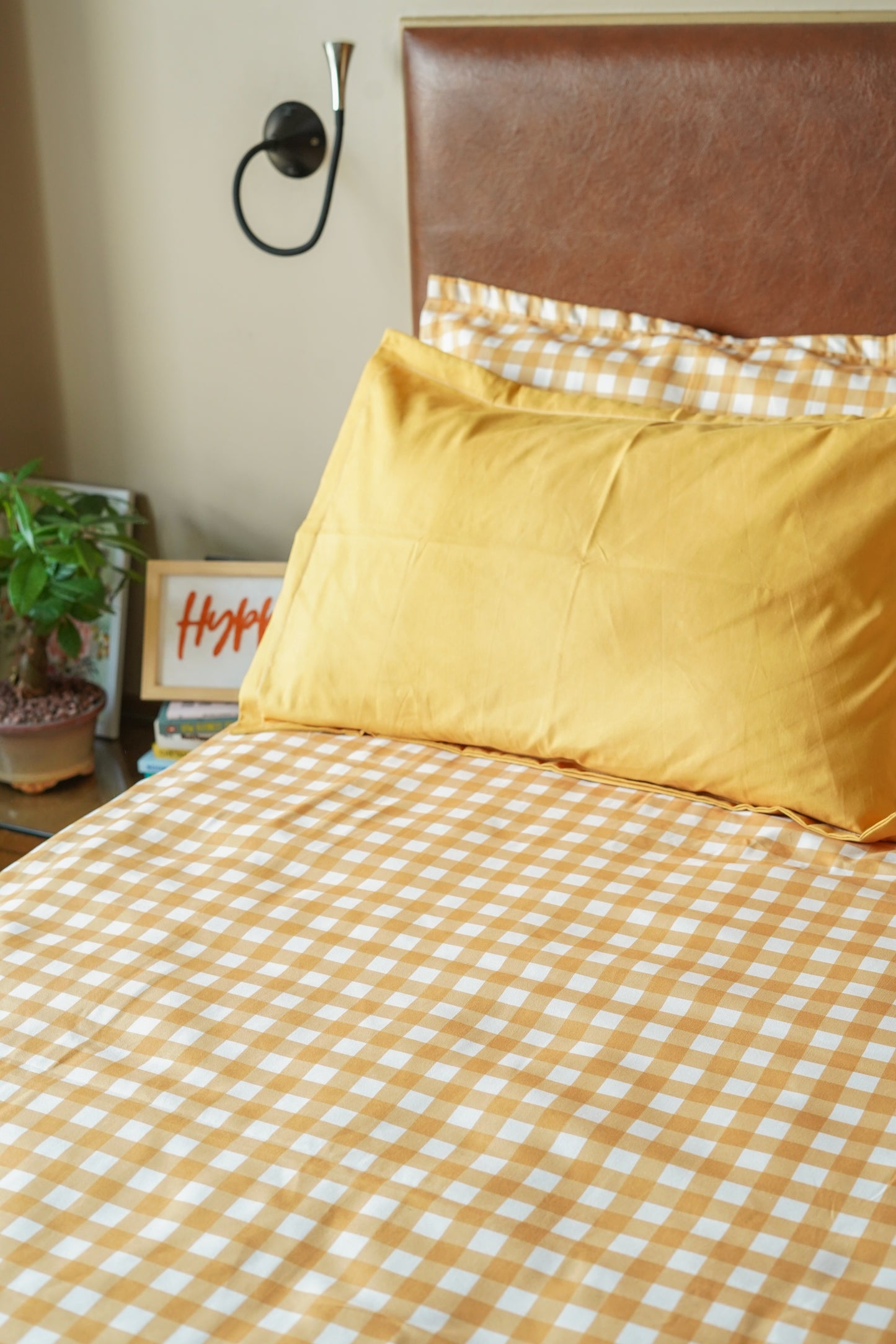 Mango Gingham Flatsheet