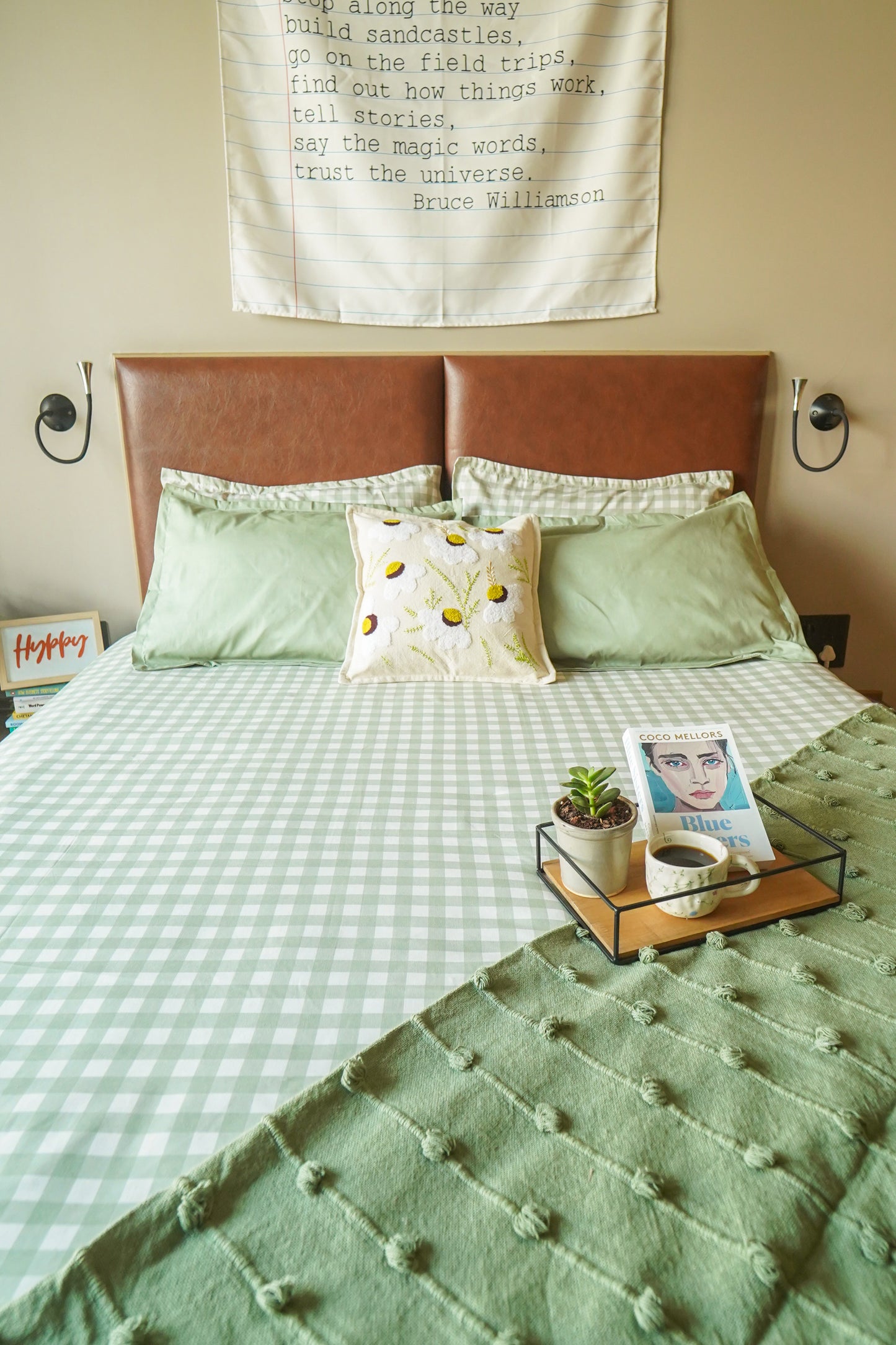 Lush Gingham Flatsheet