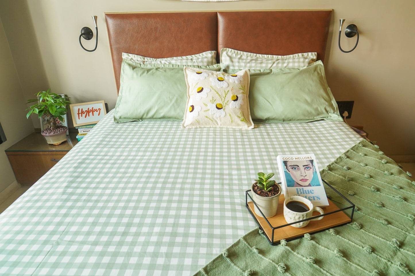 Lush Gingham Flatsheet