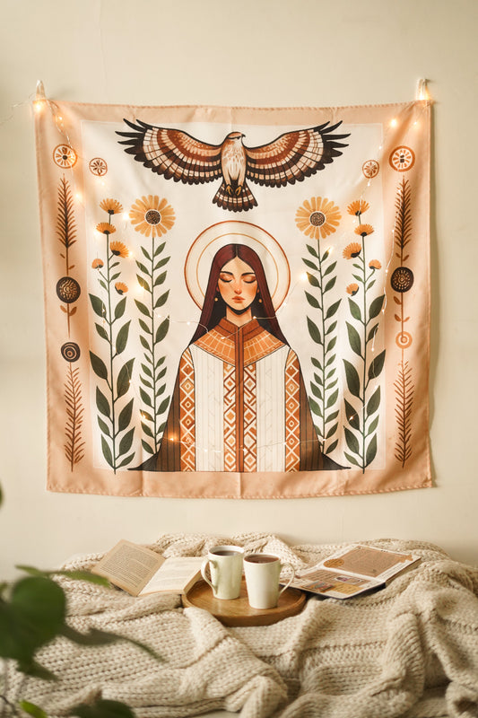 Lady of the Skies Tapestry