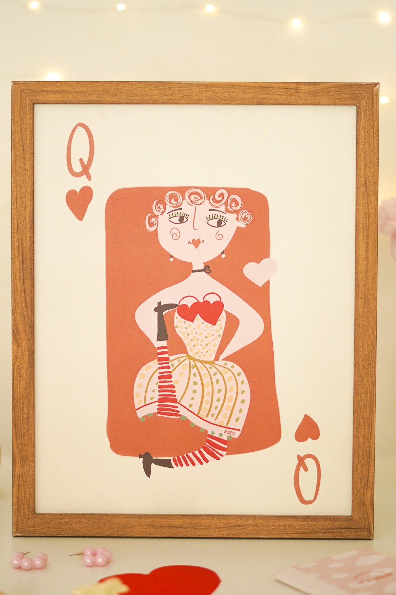 Queen of Hearts Print