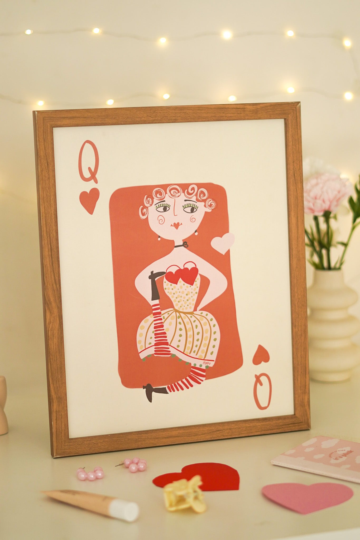 Queen of Hearts Print