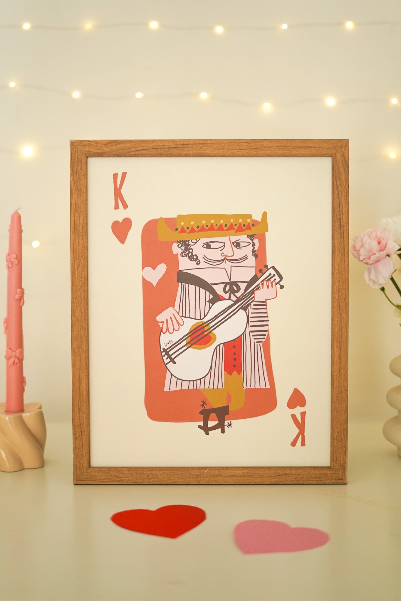 King of Hearts Print