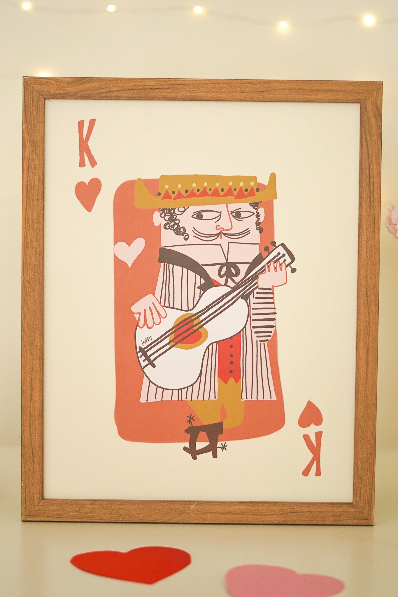 King of Hearts Print