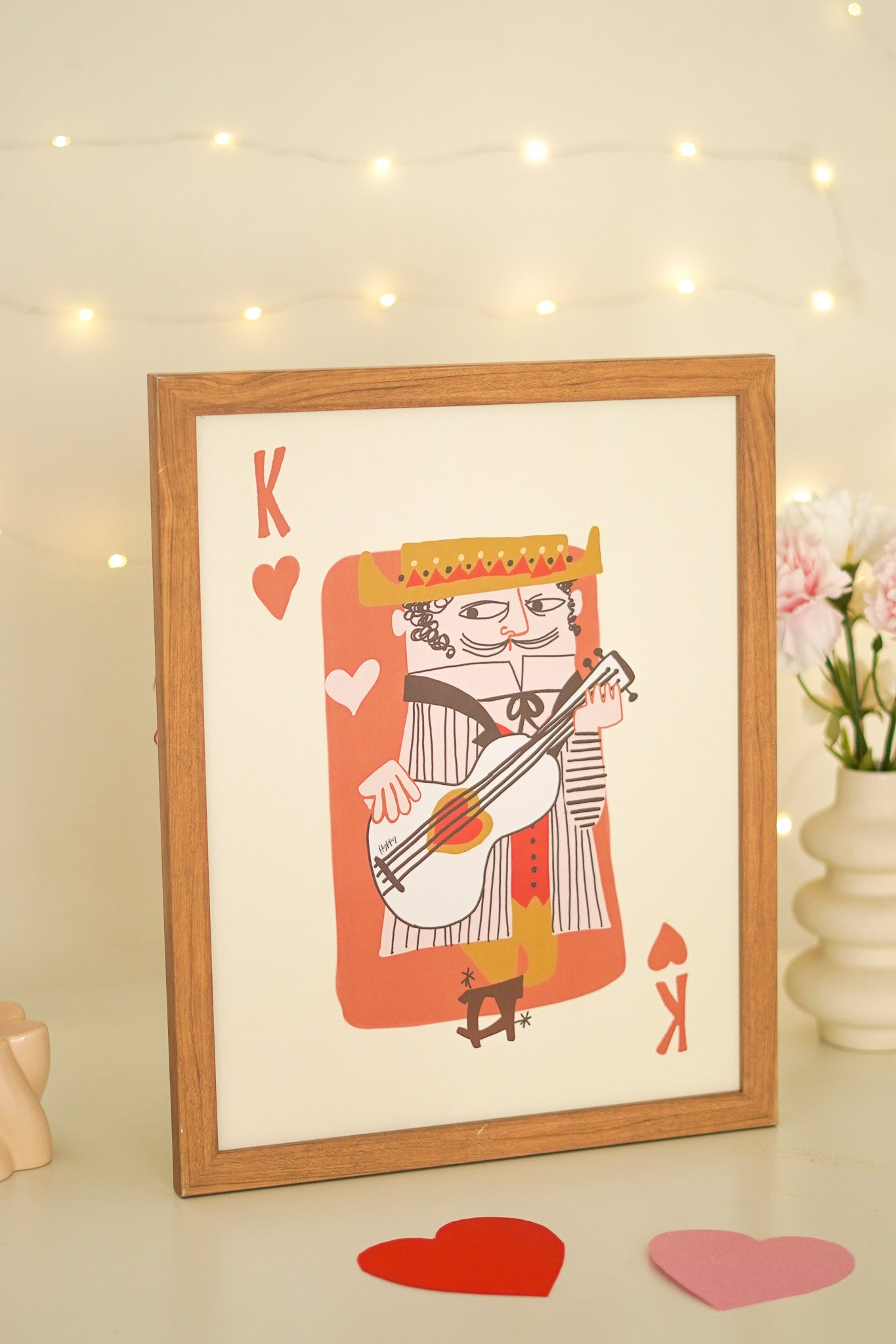 King of Hearts Print