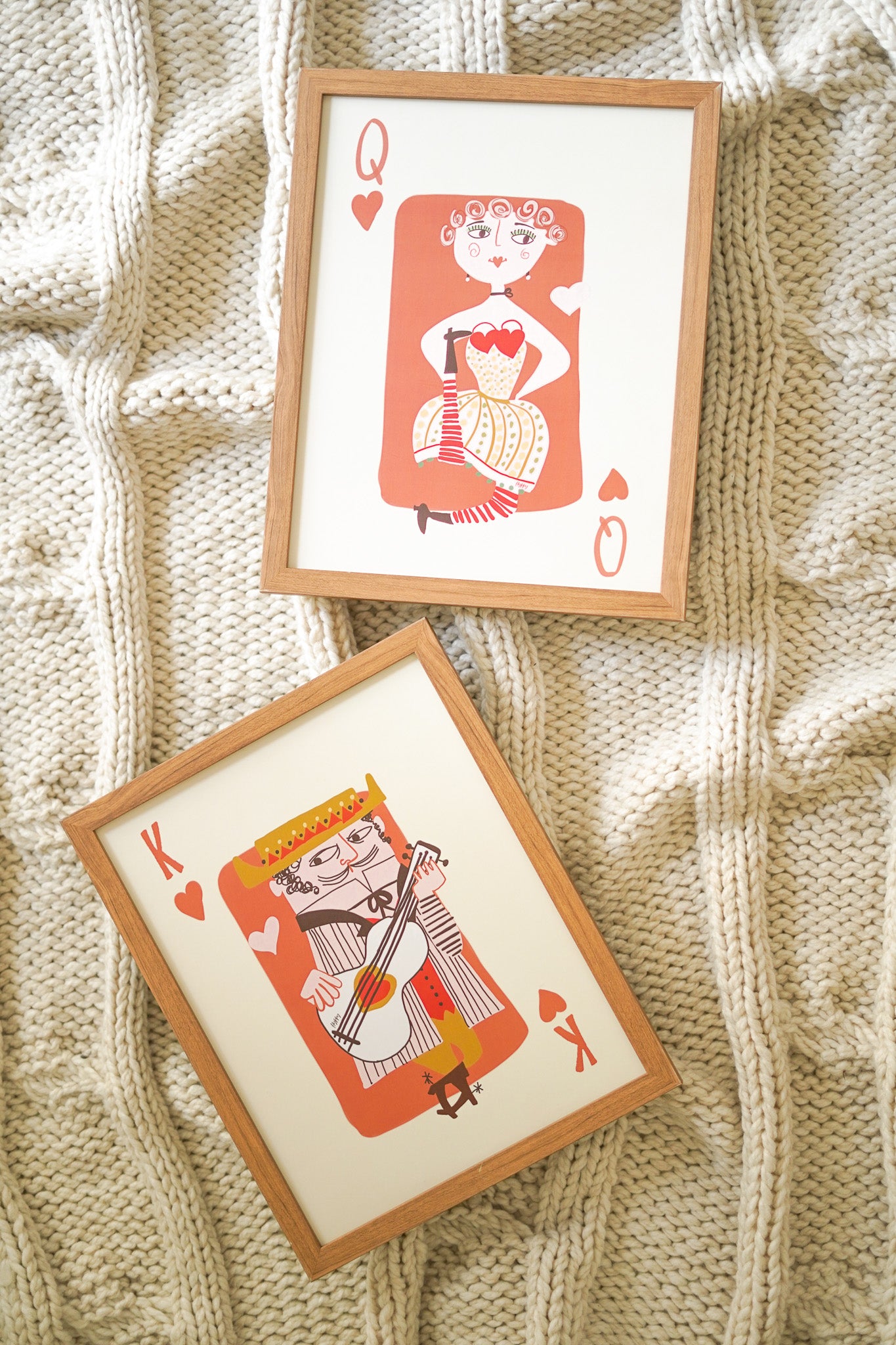 King of Hearts Print