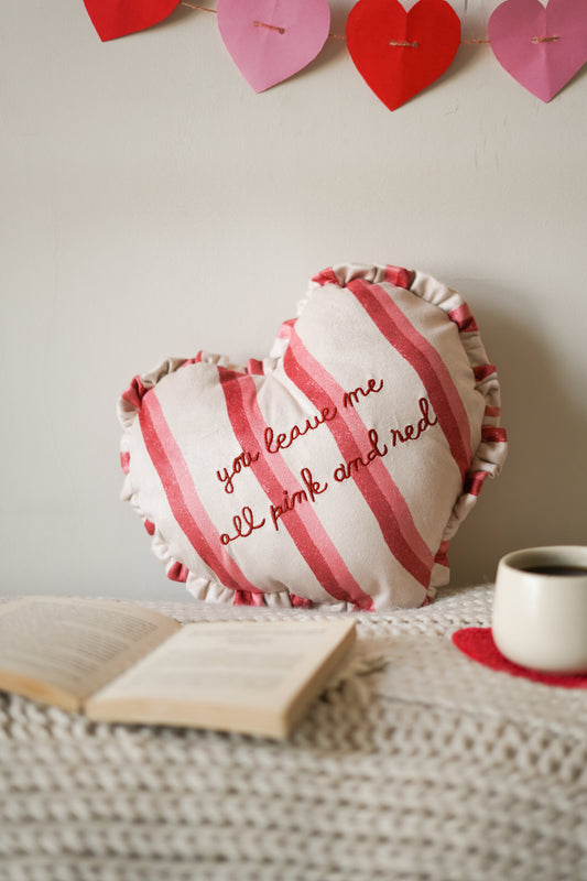 Confessions Heart Pillow