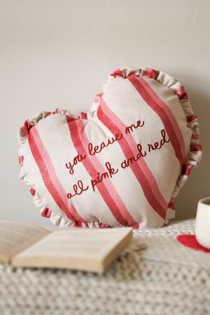 Confessions Heart Pillow