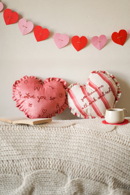 Confessions Heart Pillow