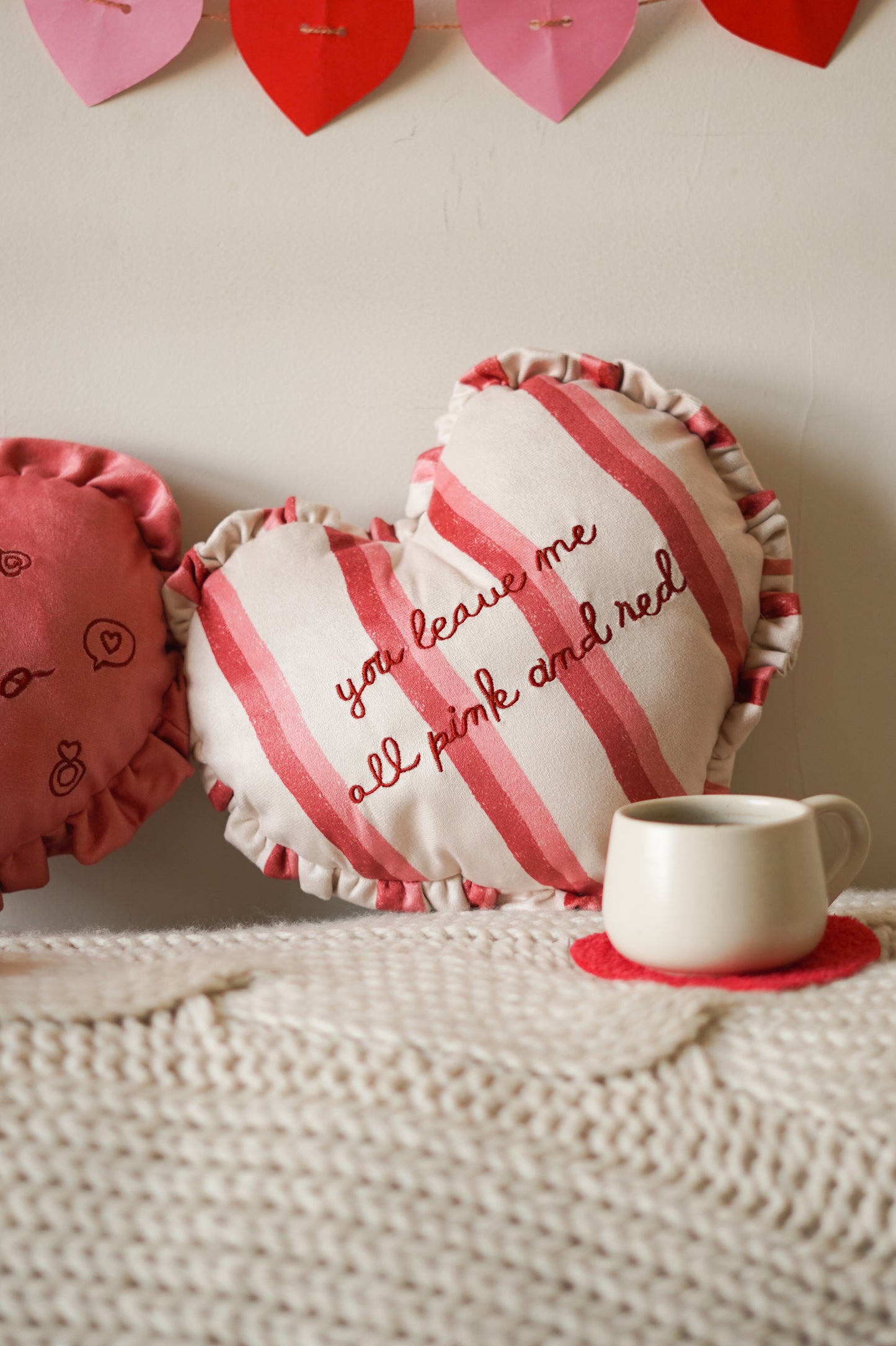 Confessions Heart Pillow