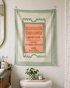 Shower Karaoke Tapestry — boho wall tapestry, handcrafted in India by Hyppy