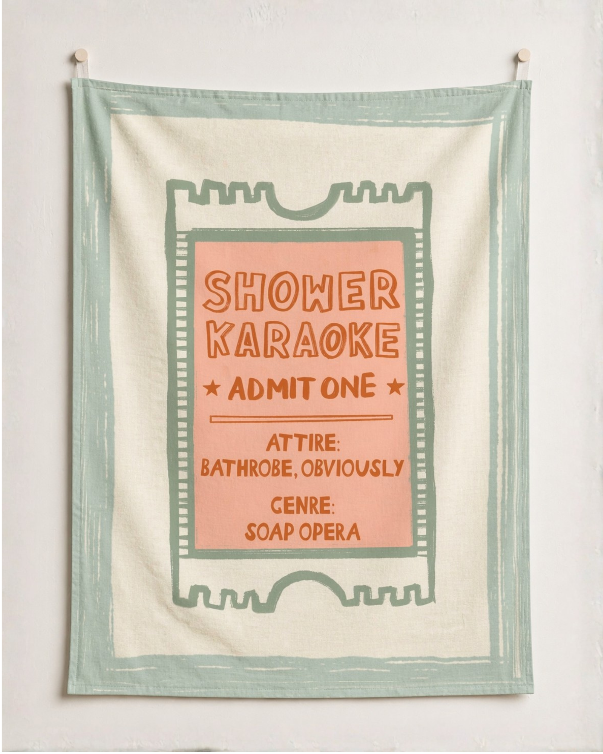Shower Karaoke Tapestry