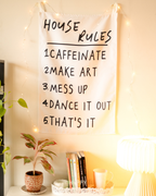 House Rules Tapestry