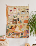 Lazy Girl Tapestry