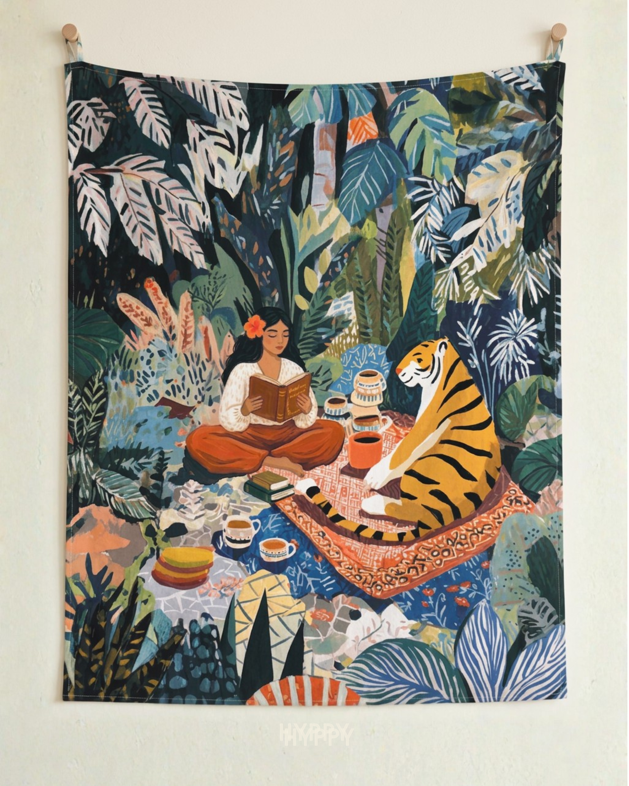 Wild Companionship Tapestry
