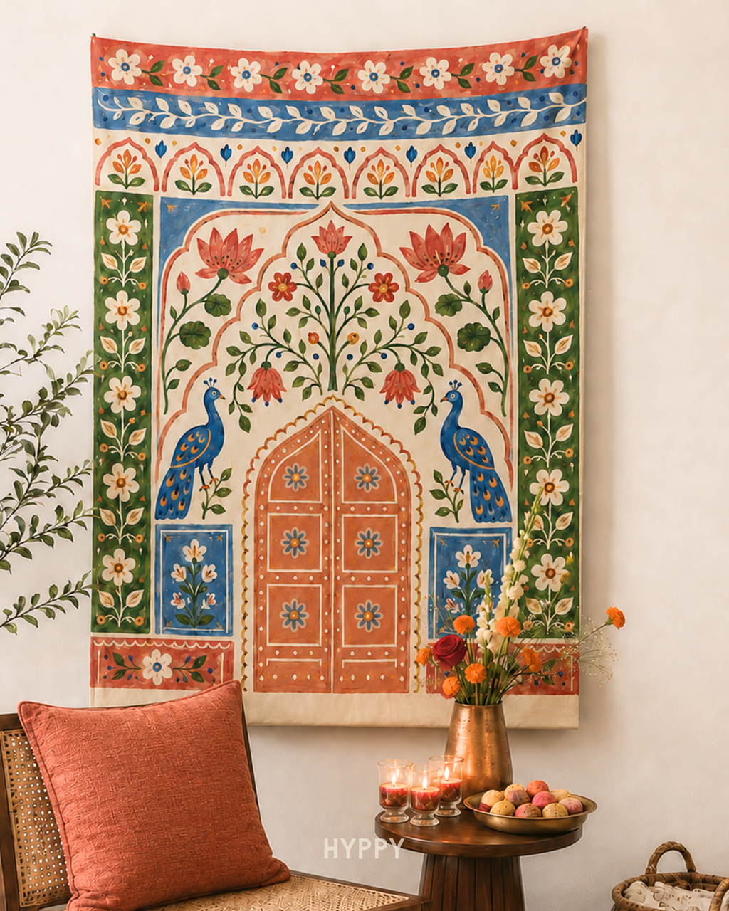 Gulmohar Garden Tapestry