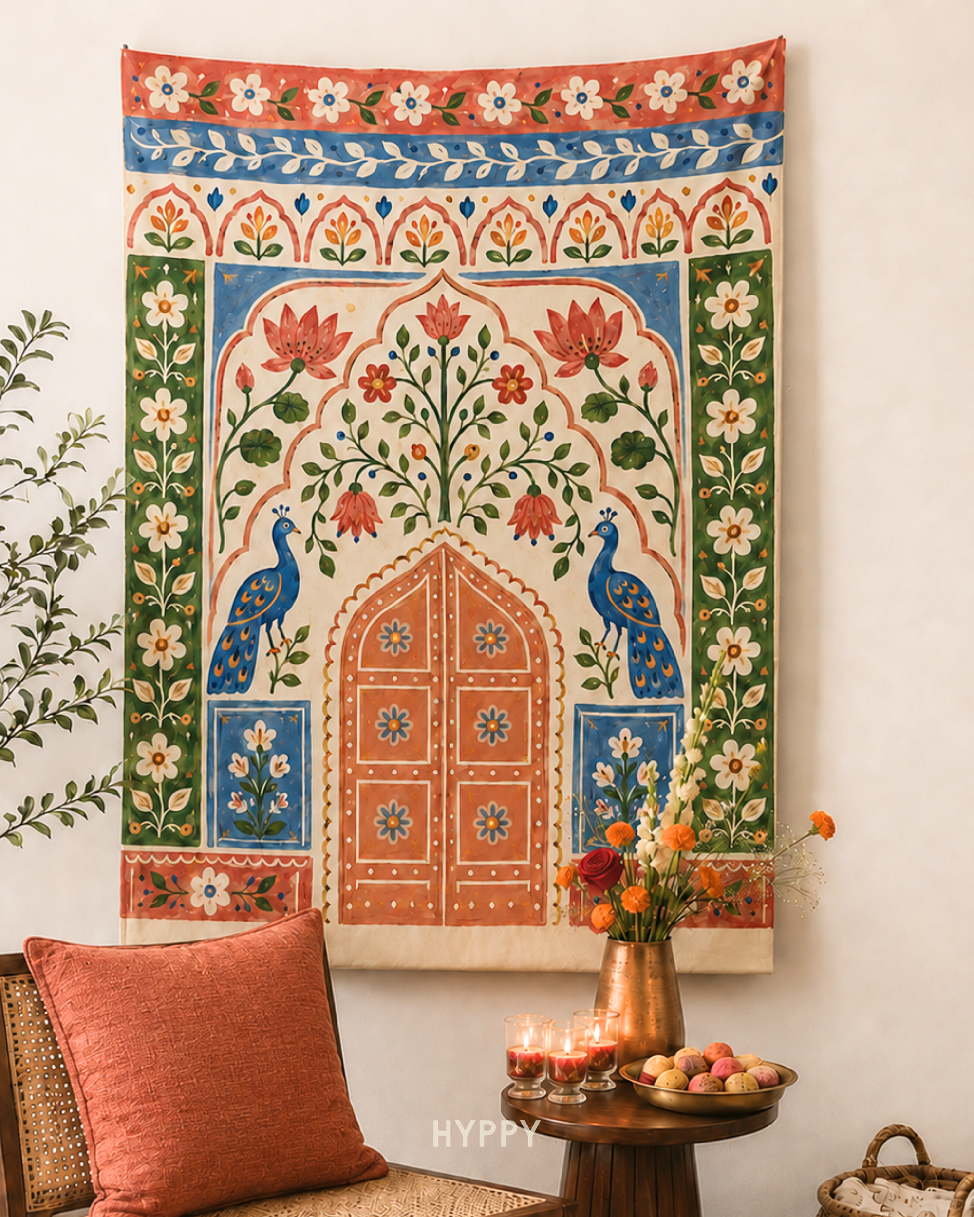 Gulmohar Garden Tapestry