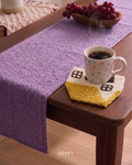 Dusty Lilac Textured Table Runner