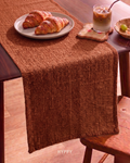 Cinnamon Textured Table Runner