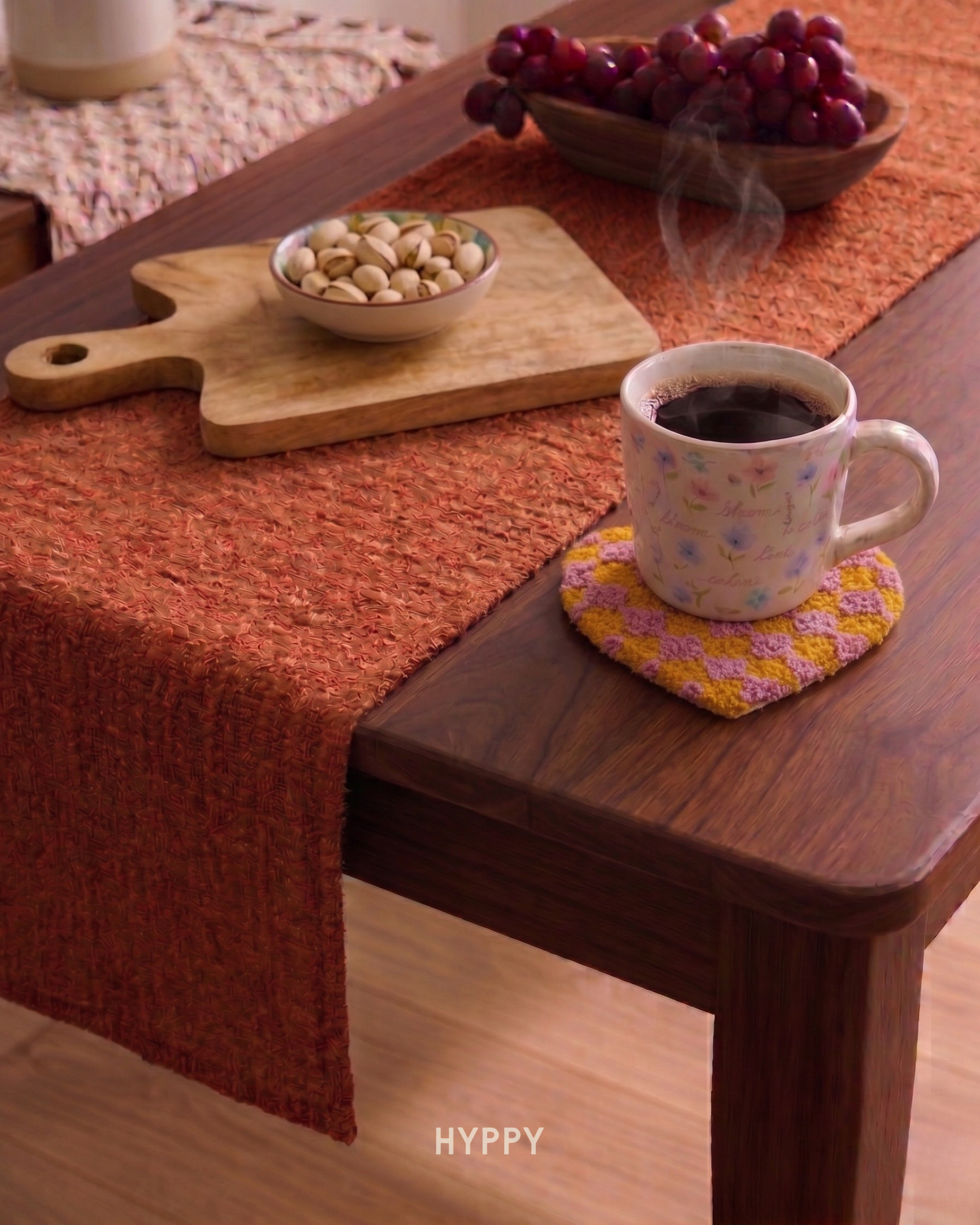 Cinnamon Textured Table Runner
