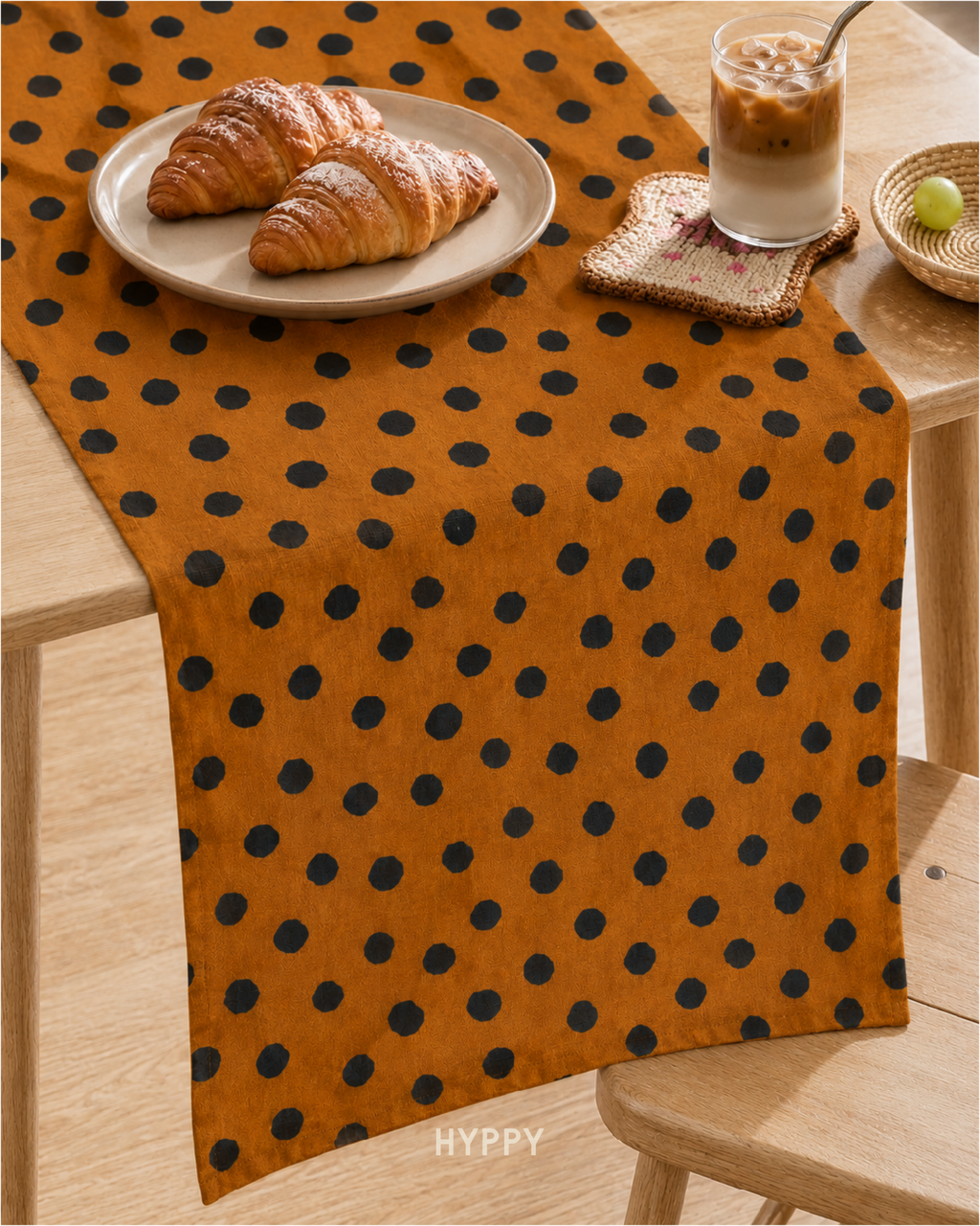 Polka Drama Table Runner