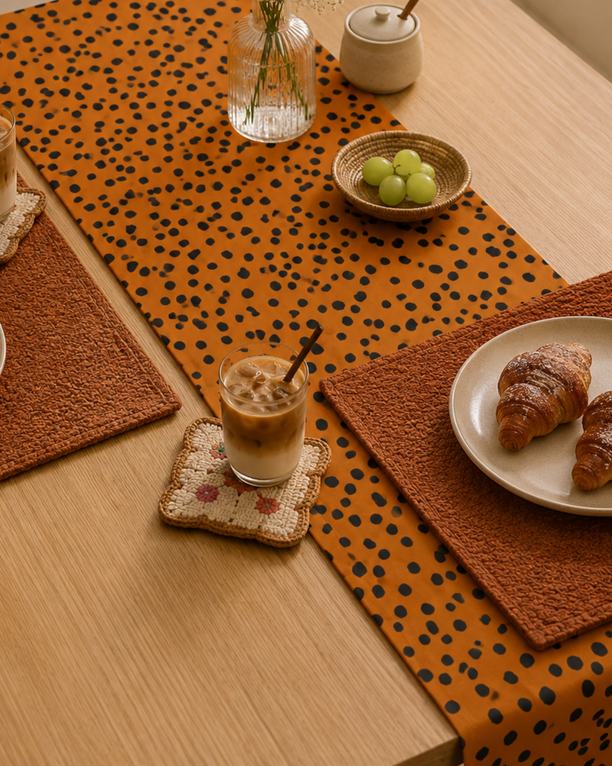 Polka Drama Table Runner