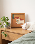 Sleepy Cat Print