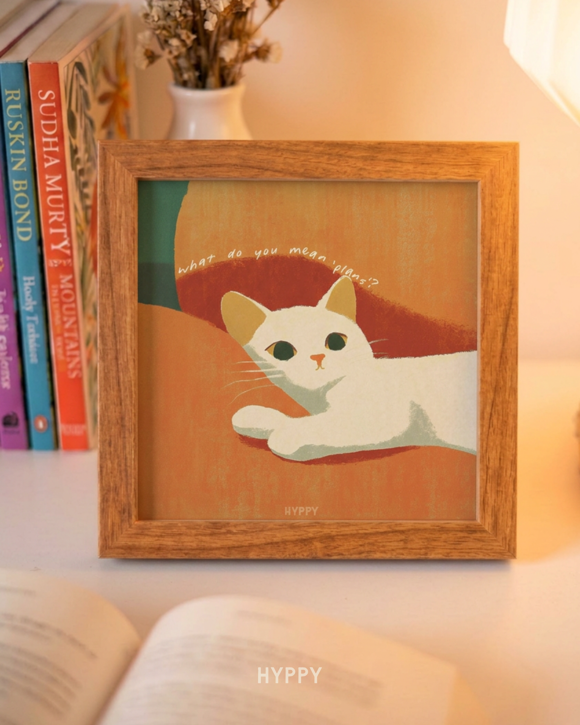 Sleepy Cat Print