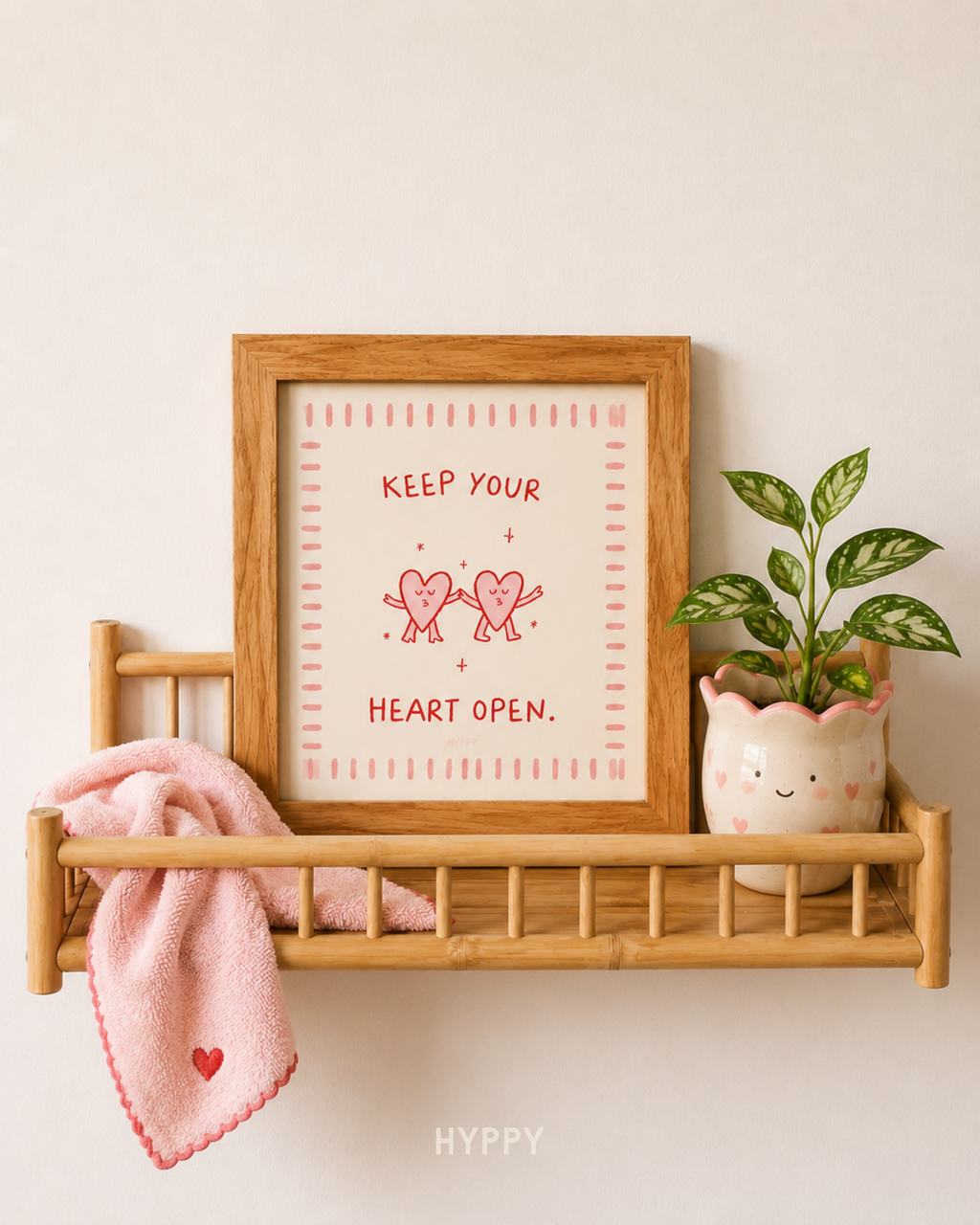 Keep Your Heart Open Print