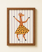 Little Animal Club Print — boho kids wall art print, handcrafted in India by Hyppy