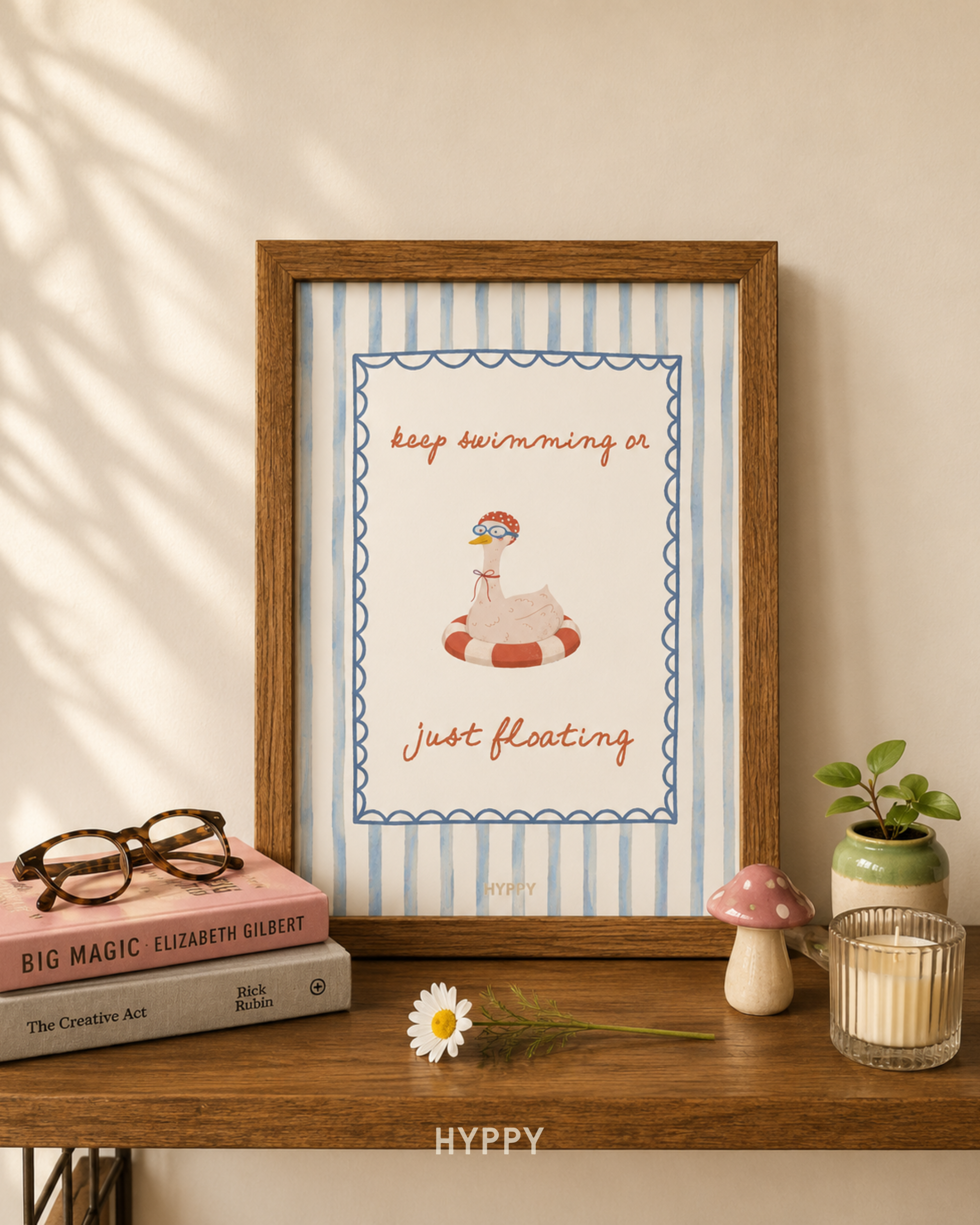 Keep Swimming or Just Floating Print