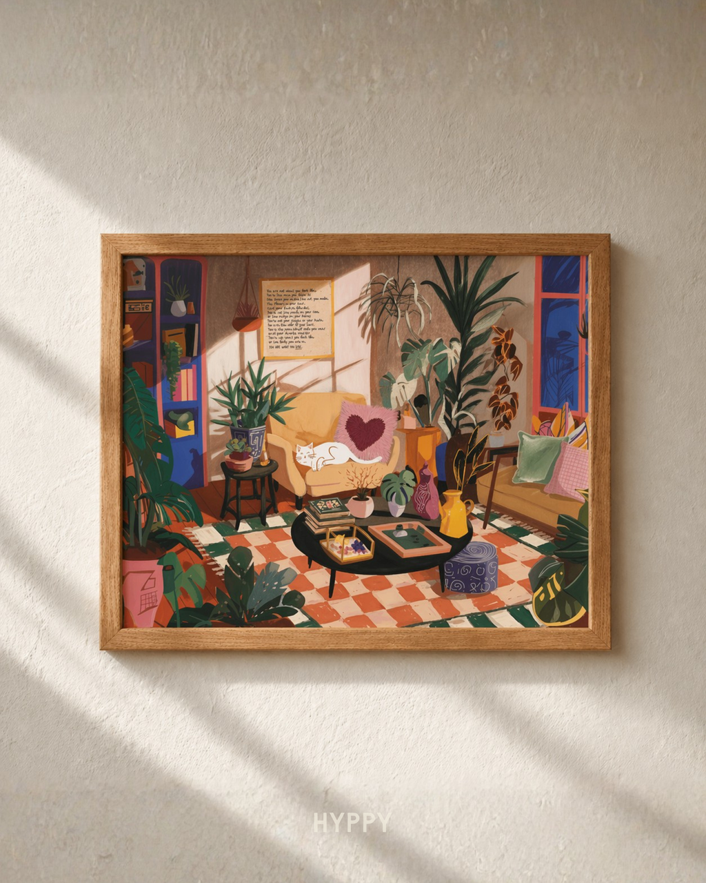 Slice of Life Print — boho wall art print, handcrafted in India by Hyppy